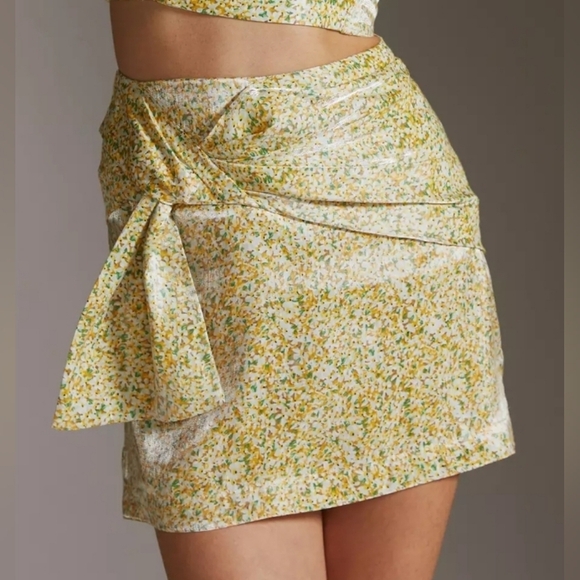 Sabina Musayev By Anthropologie Fitted Mini Skirt Size M New